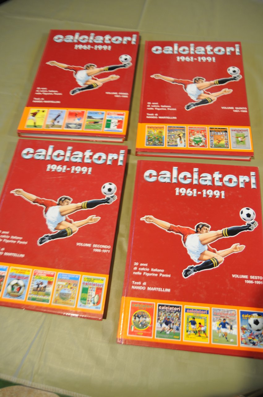 30 anni calcio italiano CALCIATORI 1961-1991 voll. primo secondo quinto …