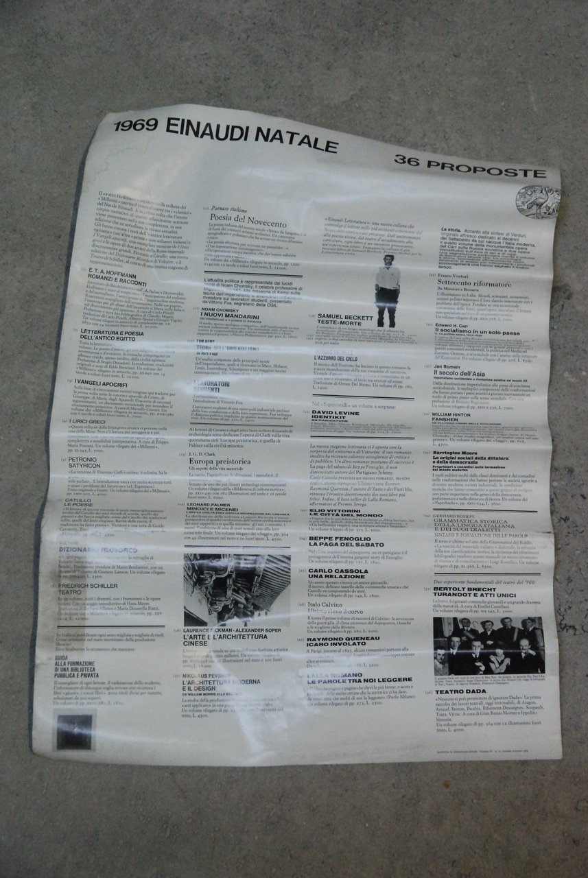 36 proposte e copertine - 1969 einaudi natale 36 proposte