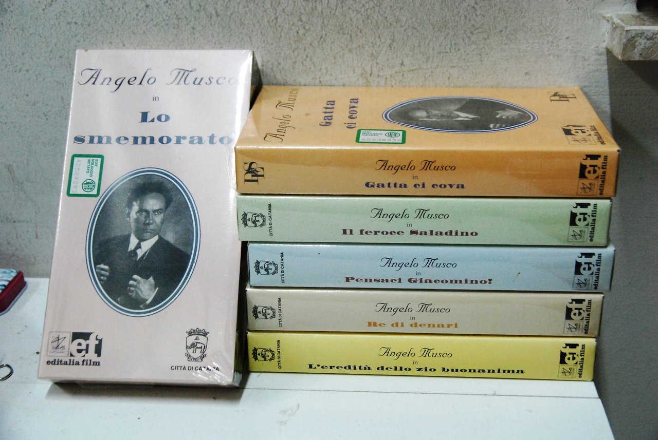 6 video cassette lo smemorato gatta ci cova pensaci giacomino …