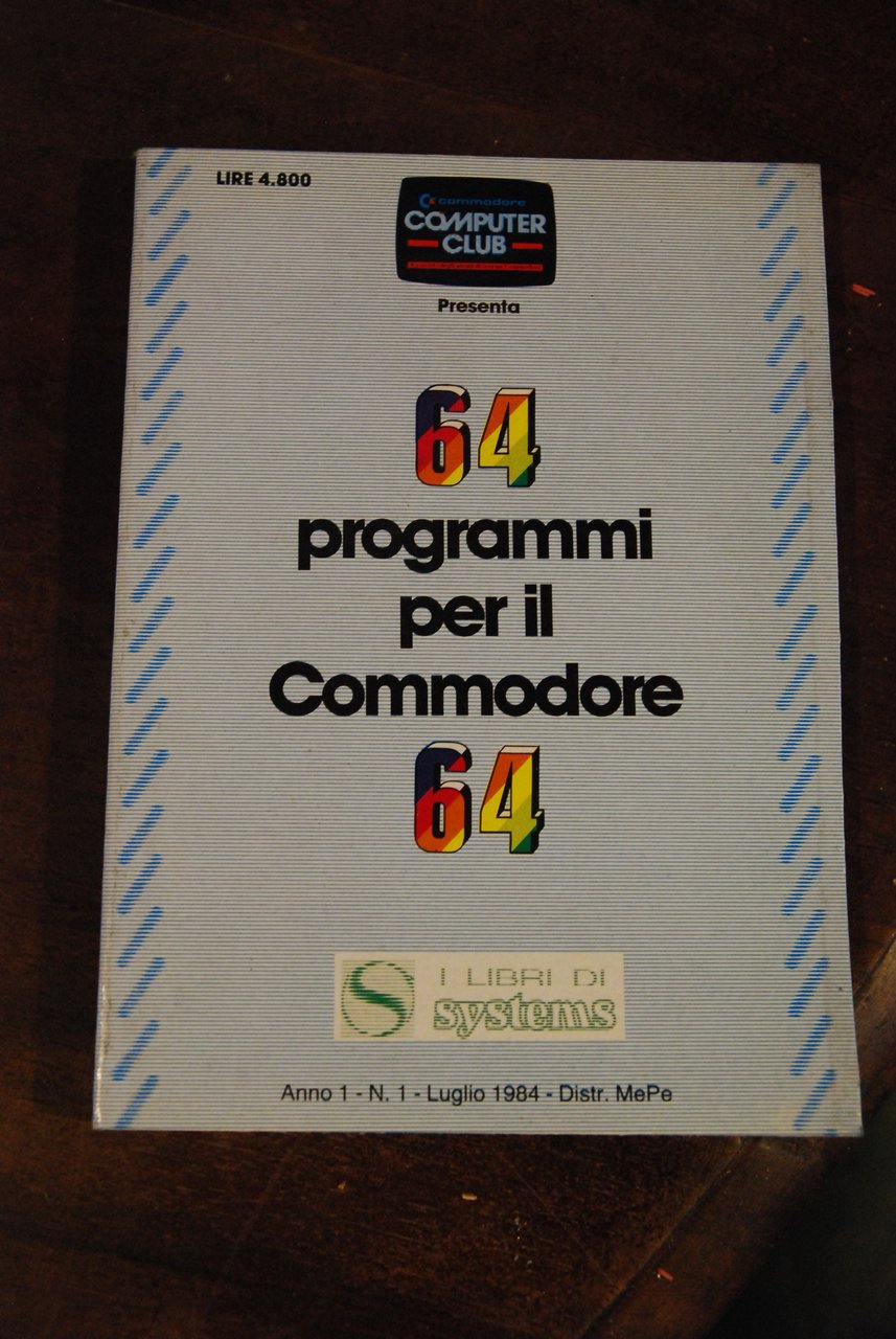 64 PROGRAMMI PER IL commodore 64 NUOVO