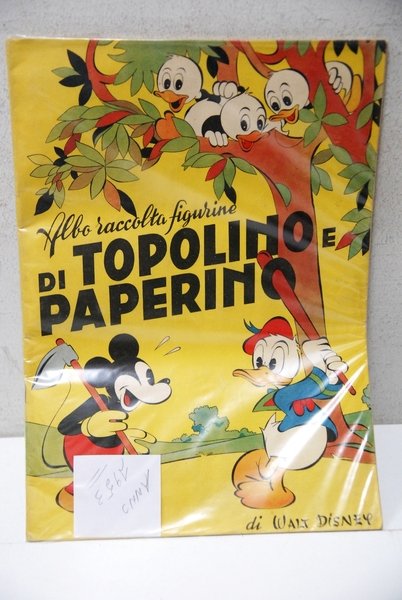 albo raccolta figurine di topolino e paperino completo di tutte …