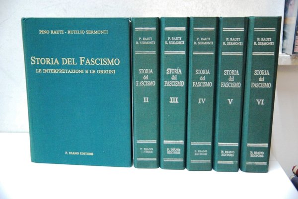 storia del fascismo 6 voll. opera cpl. NUOVI