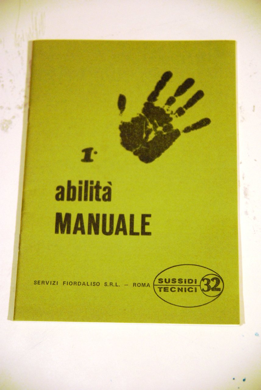 abilità manuale sussidi tecnici 32 branca esploratori NUOVO
