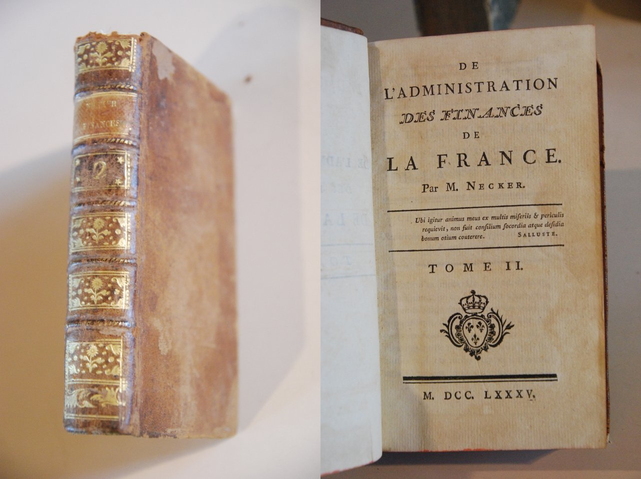 administration des finances de la france tome II NUOVO