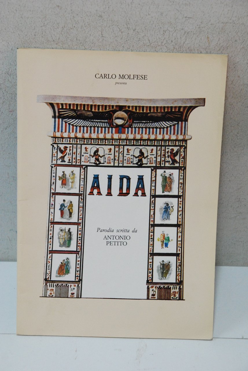 aida libretto brochure teatrale