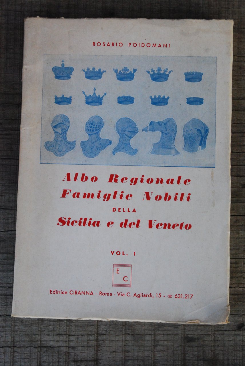 albo regionale famiglie nobili della sicilia e del veneto