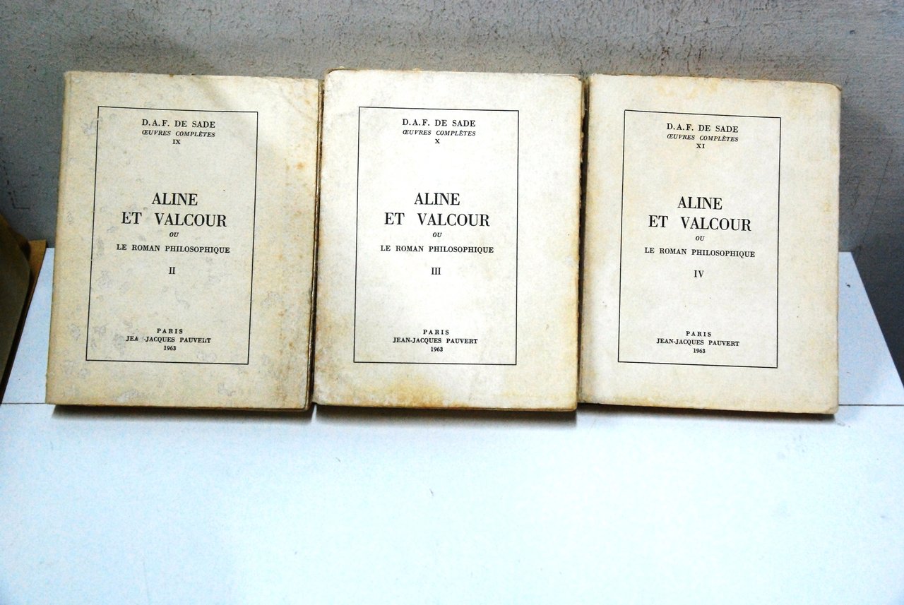 aline et valcour voll. II, III, IV