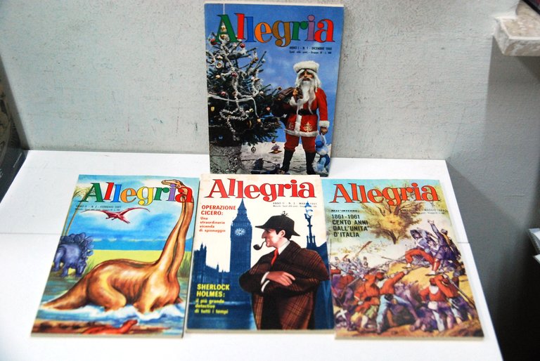 Allegria, la rivista del ragazzo italiano (jacovitti) 4 numeri dal n. 1