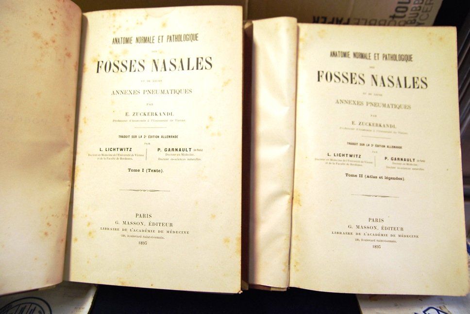 Anatomie Normale et Pathologique, Fosses Nasales, 2 volumi completi