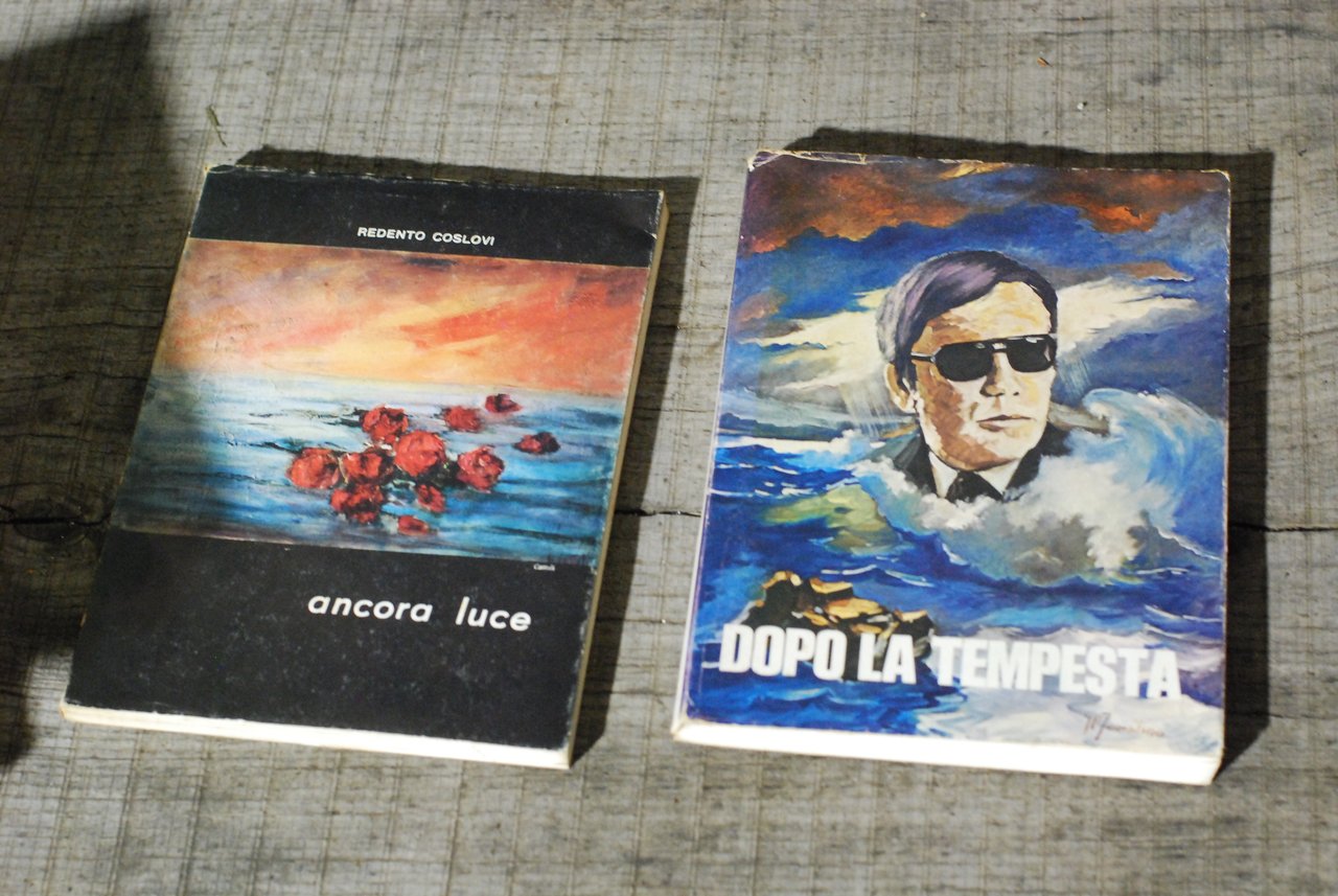 ancora luce e dopo la tempesta autografato con lunga dedica