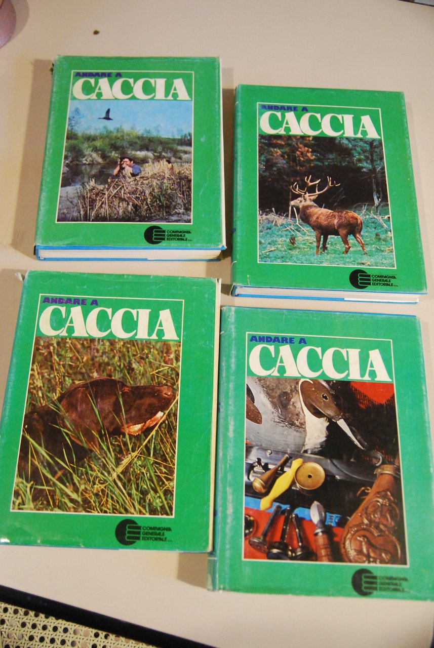 ANDARE A CACCIA 4 voll. opera cpl.