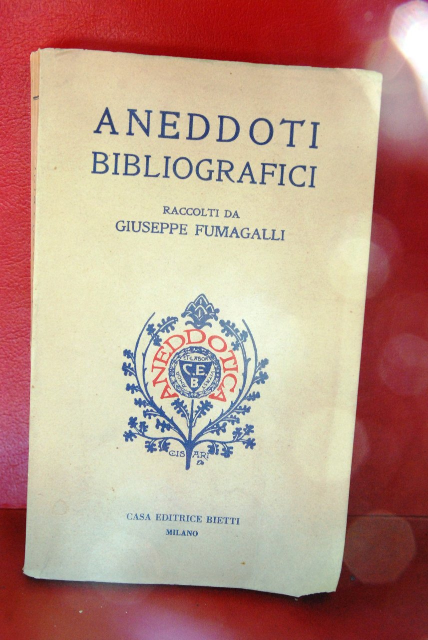 aneddoti bibliografici NUOVO | Immagine principale
