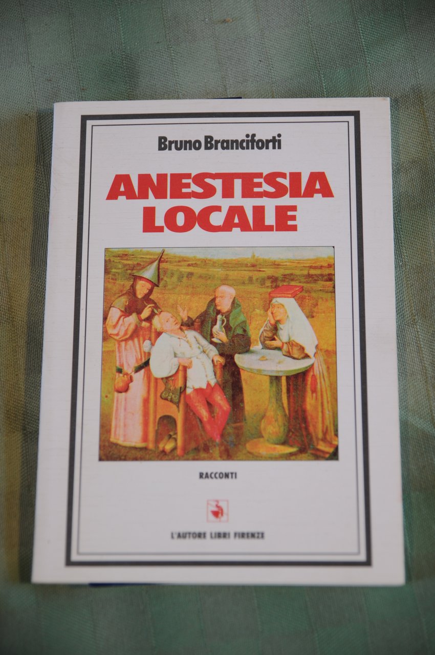 anestesia locale autografato con dedica