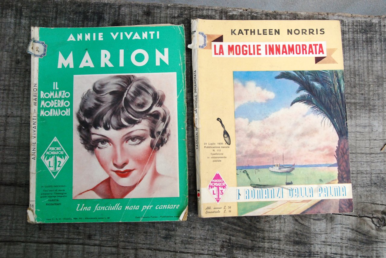 annie vivanti marion 1934 mondadori e kathleen norris la moglie …