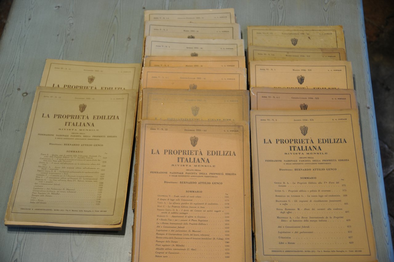 anno IV 11 e 12, anno V 1-7,9,12, anno VI …