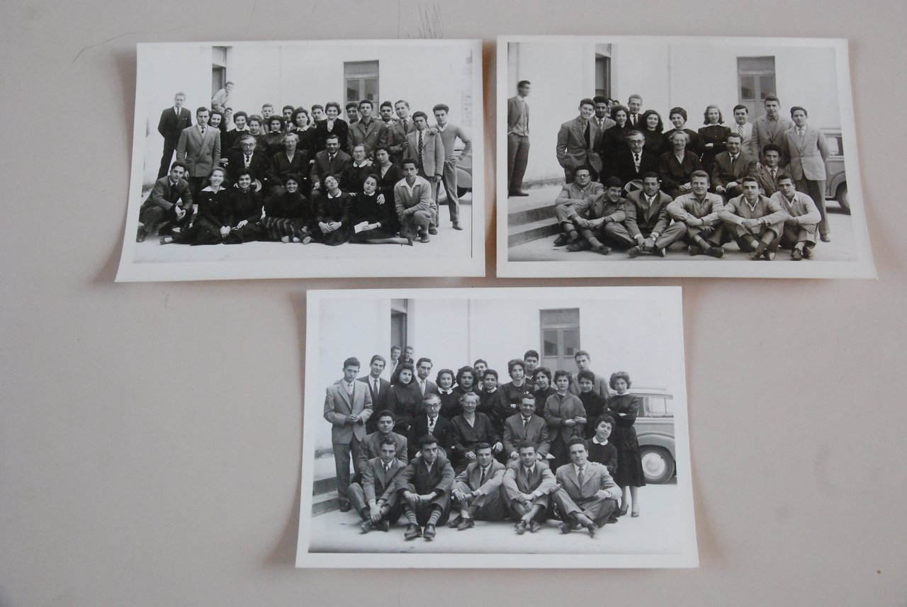 anno scolastico 1954-1955 classe liceale 1,2,3 a