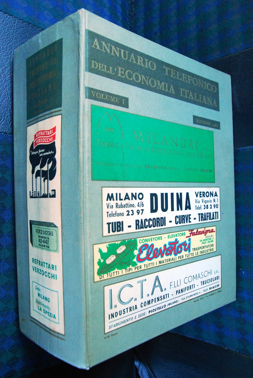 annuario telefonico dell'economia italiana volume 1 NUOVO