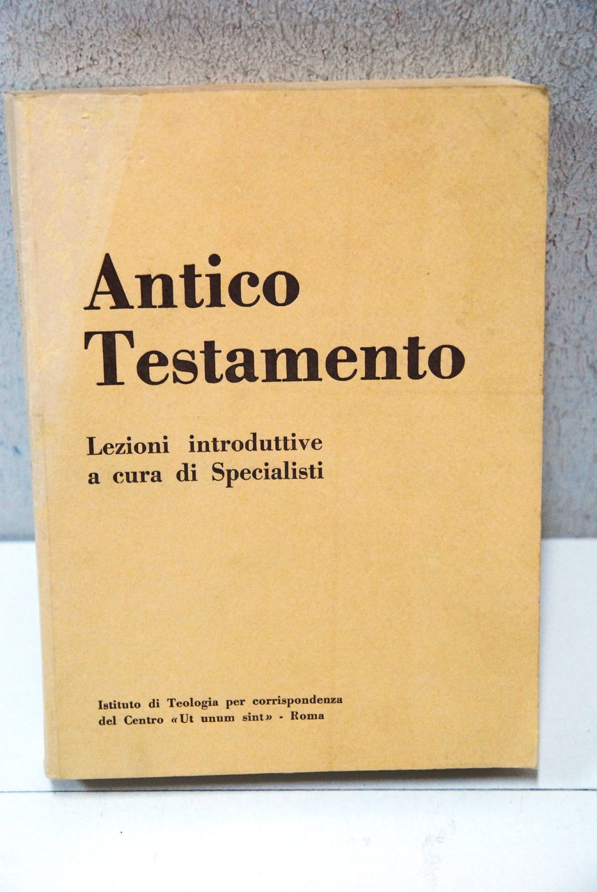 antico testamento lezioni introduttive a cura di specialisti NUOVO