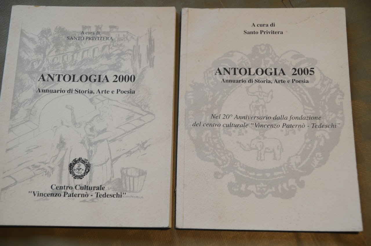 antologia 2000 e 2005 autografato dall'autore con dedica