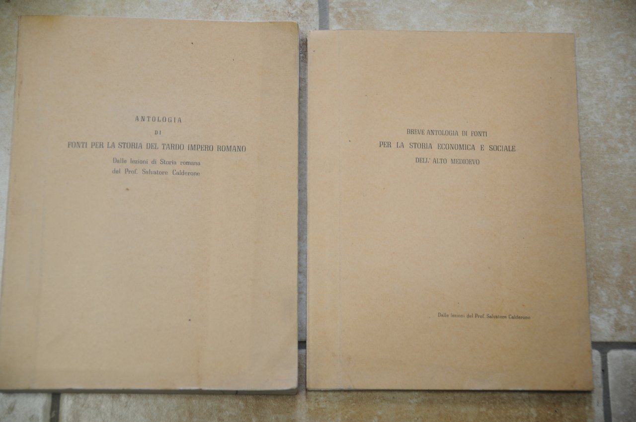 antologia di fonti per la storia del tardo impero romano …