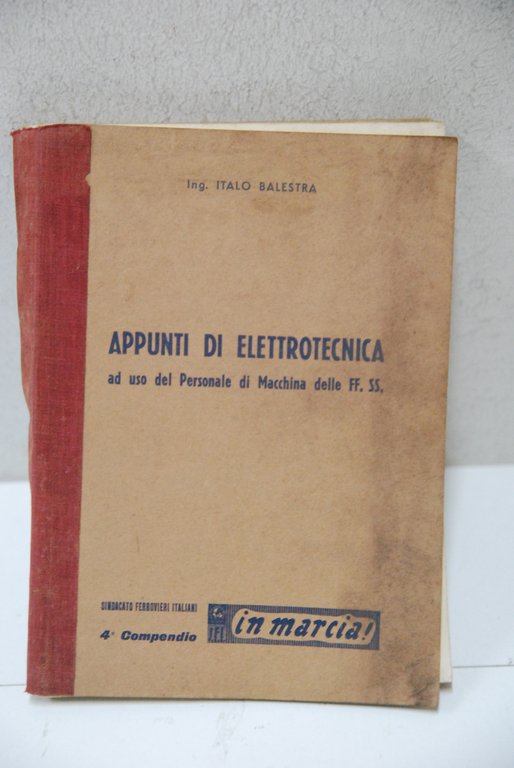 appunti di elettrotecnica ad uso del personale di macchina delle ffss
