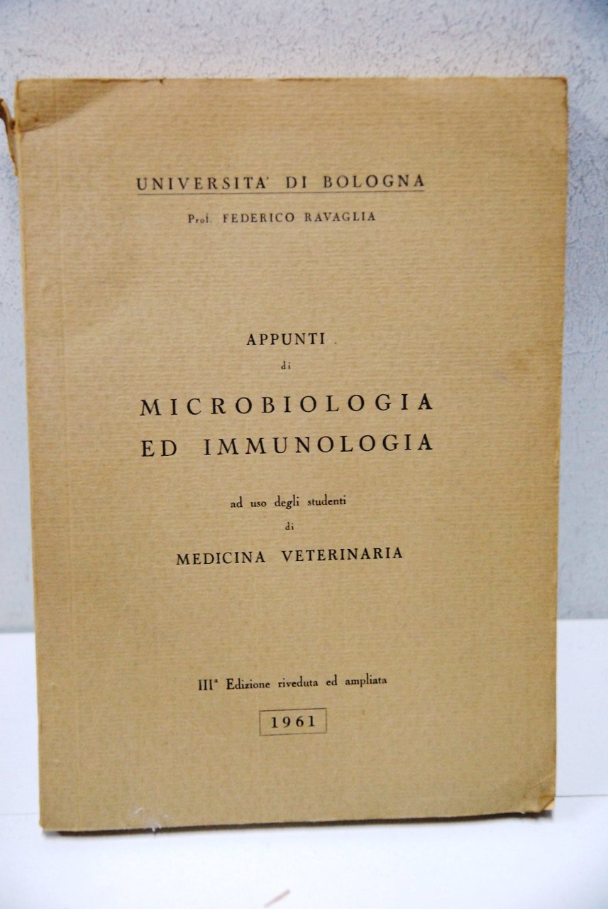 appunti di microbiologia ed immunologia medicina veterinaria | Immagine principale