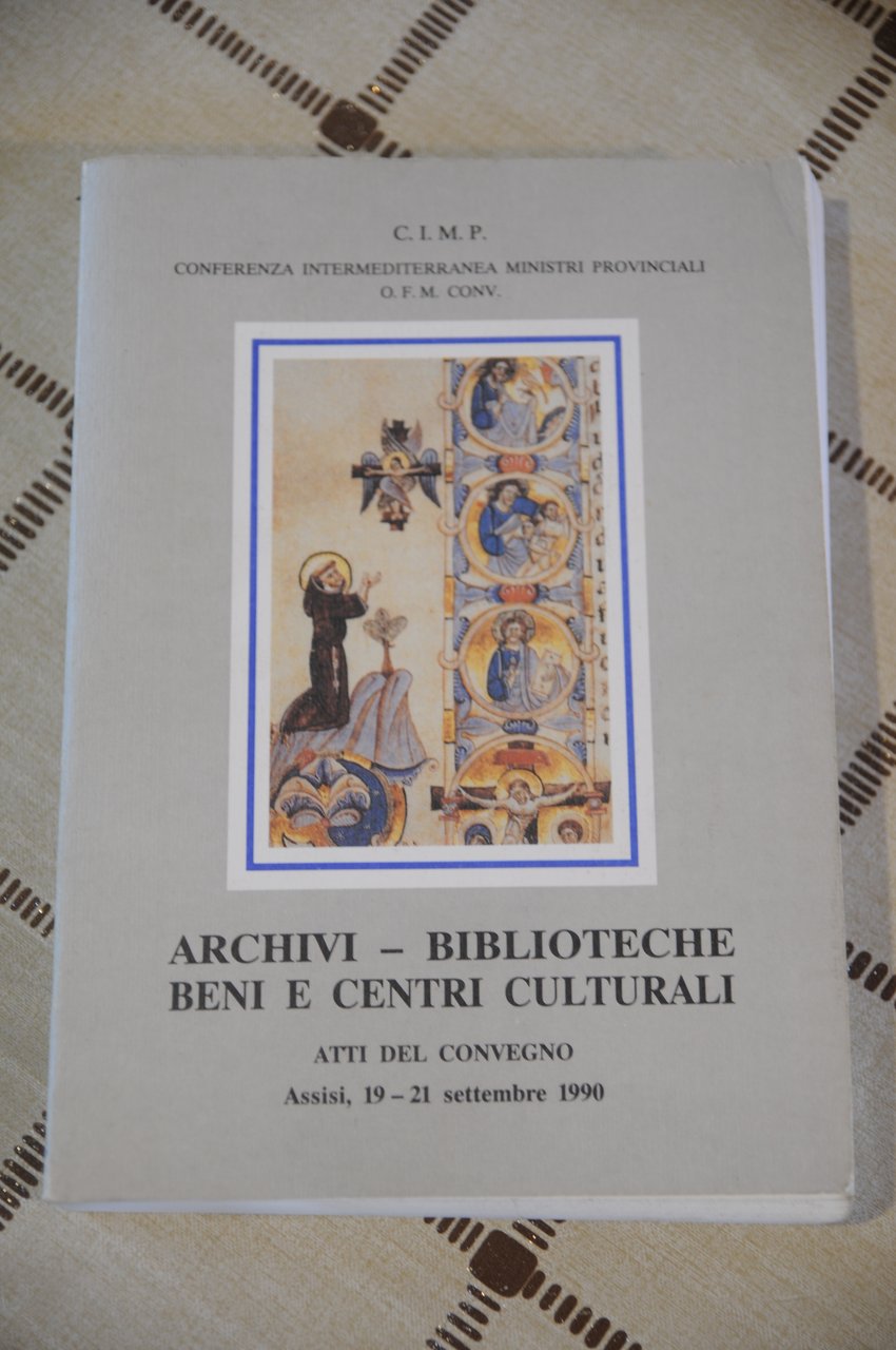 archivi biblioteche beni centri culturali atti convegno assisi 1990 NUOVISSIMO | Immagine principale
