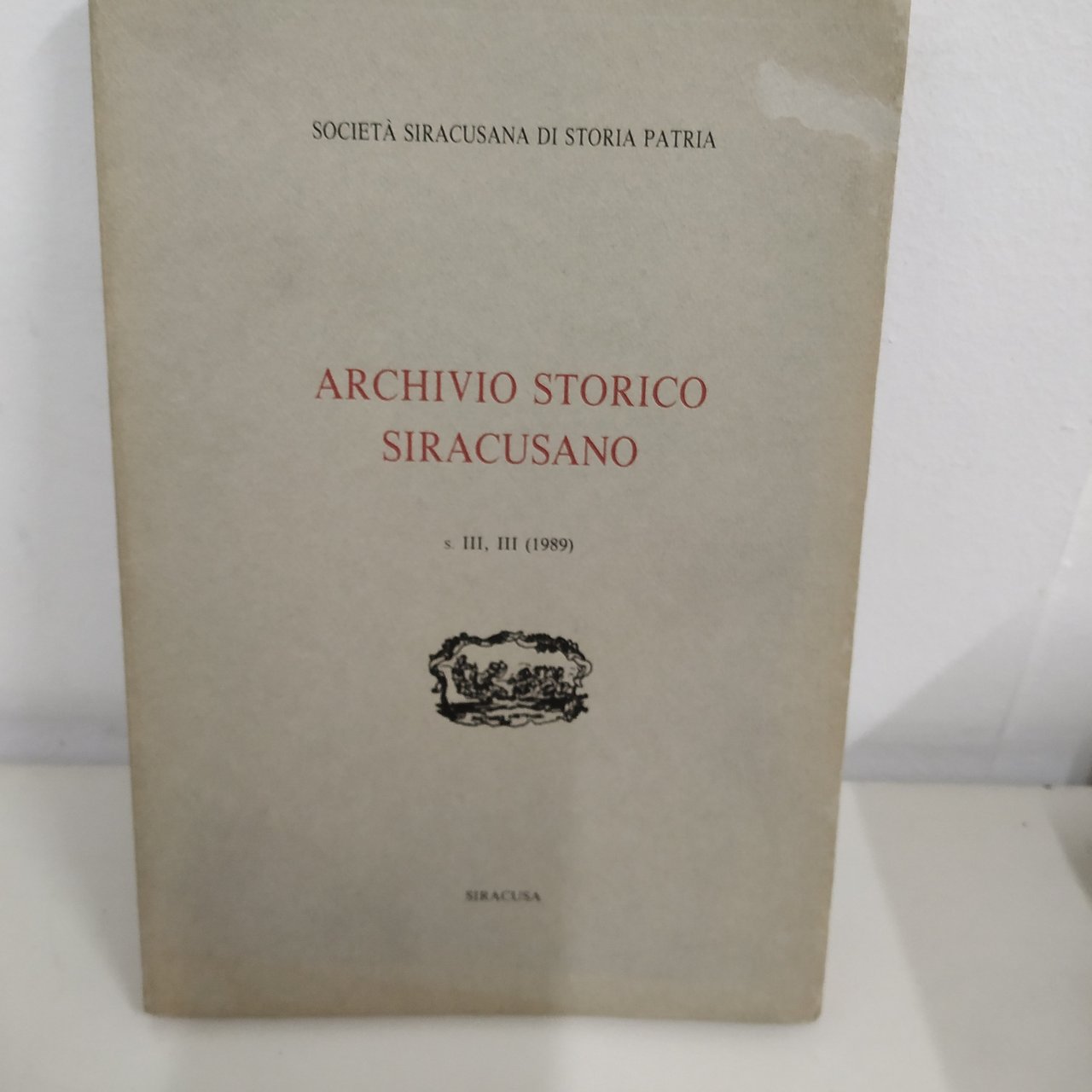 archivio storico siracusano III III
