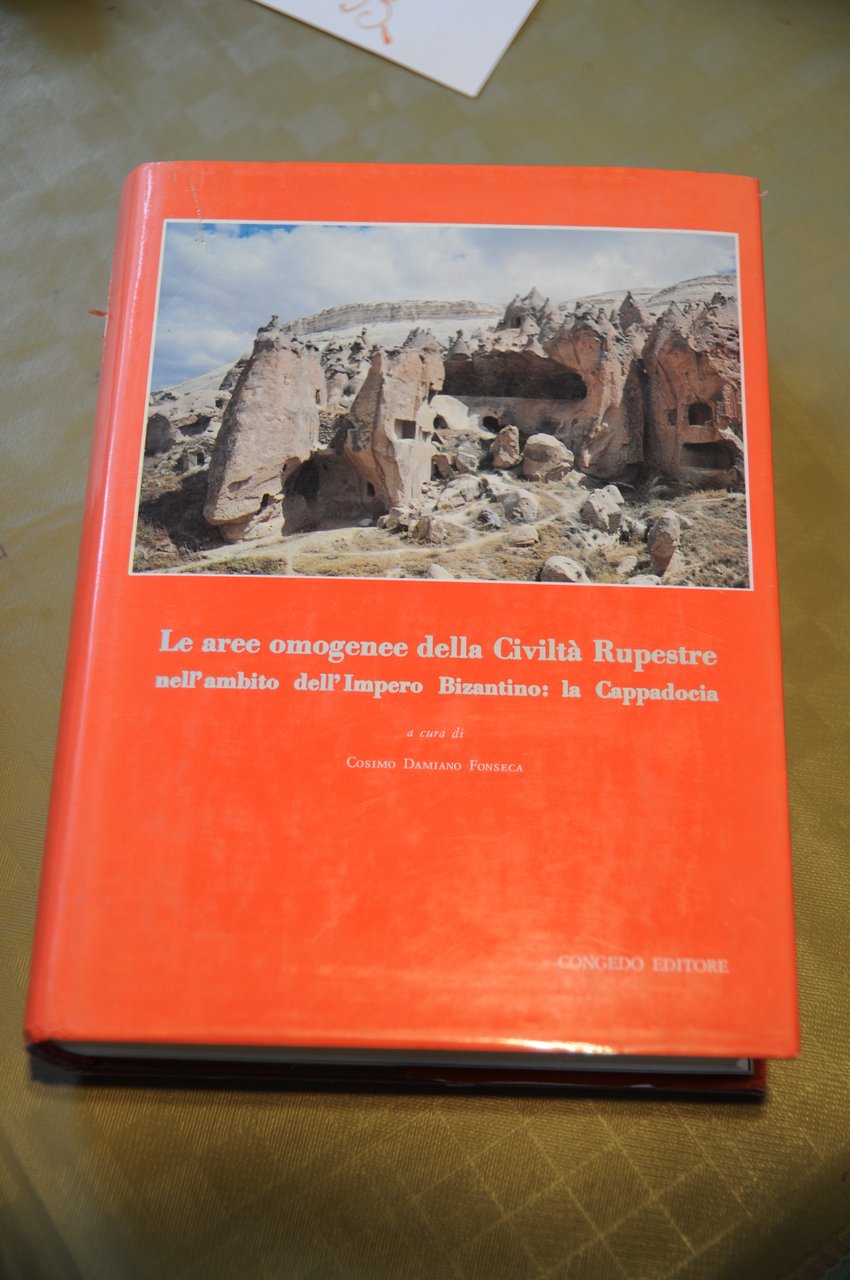aree omogenee della civiltà civilta' rupestre nell'ambito dell'impero bizantino (sottolineature)