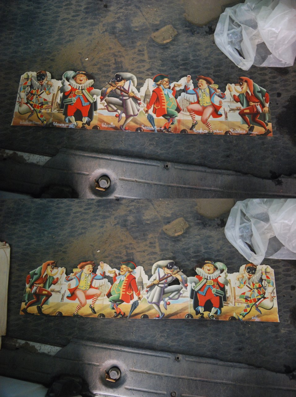 arlecchino balanzone pulcinella gianduia meneghino pantalone