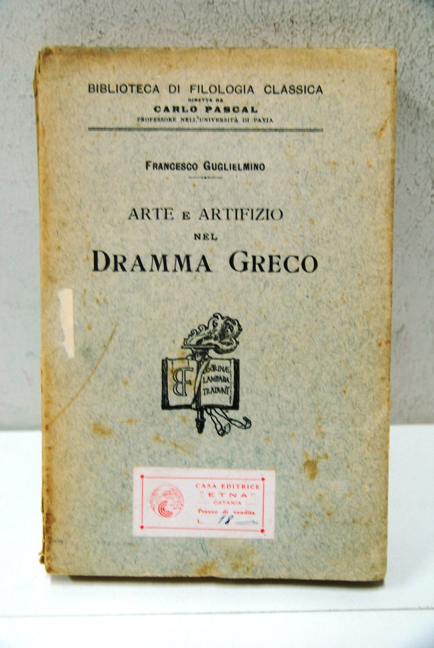 Arte e Artifizio nel dramma greco | Immagine principale