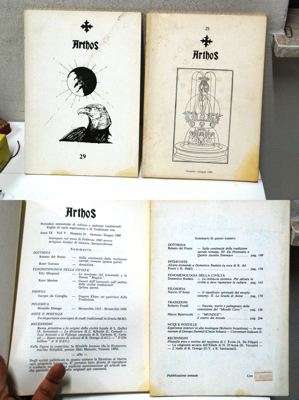 arthos periodico semestrale di cultura e indirizzi tradizionali foglio di …