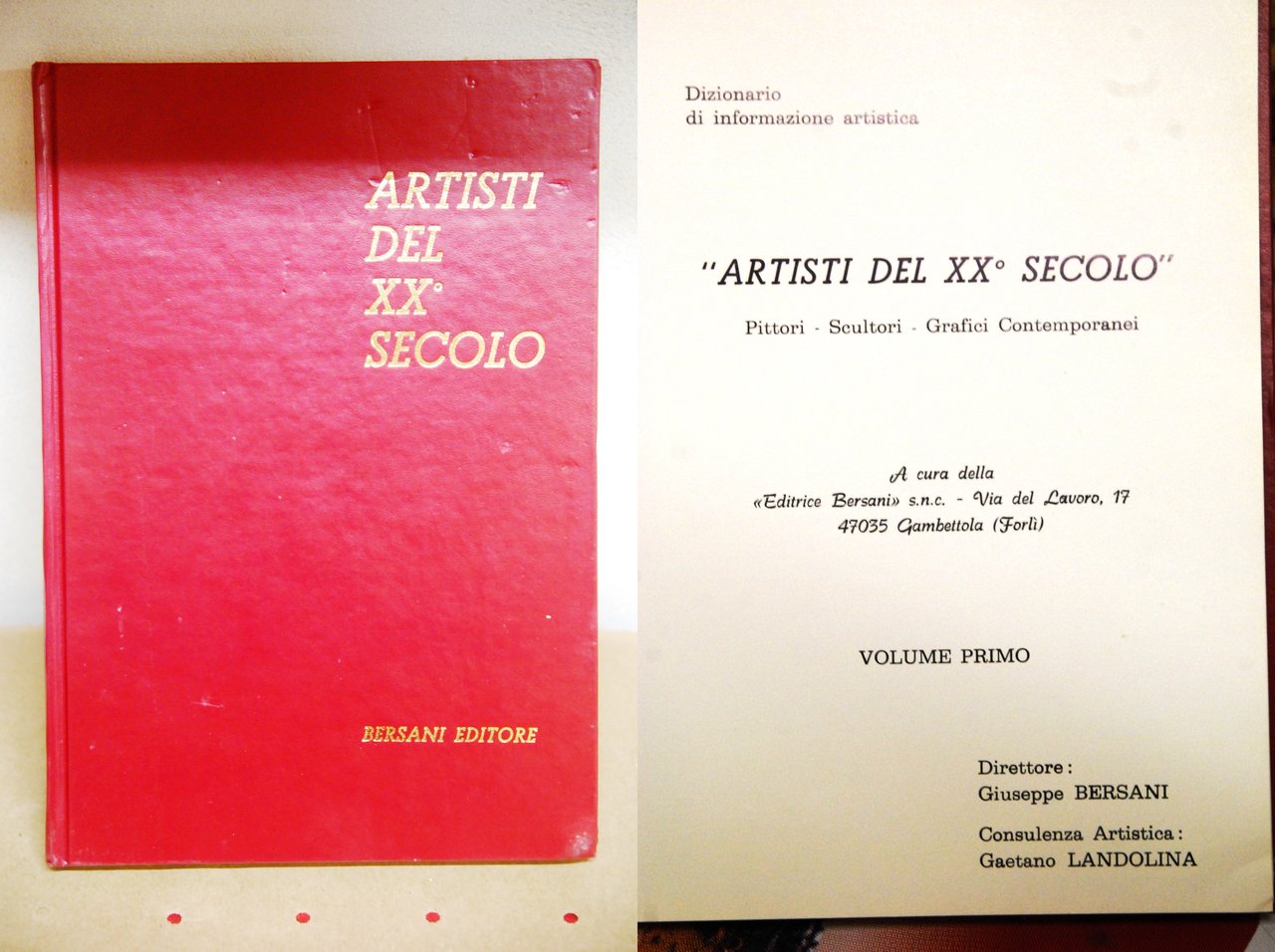 artisti del xx secolo vol. primo NOVISSIMO