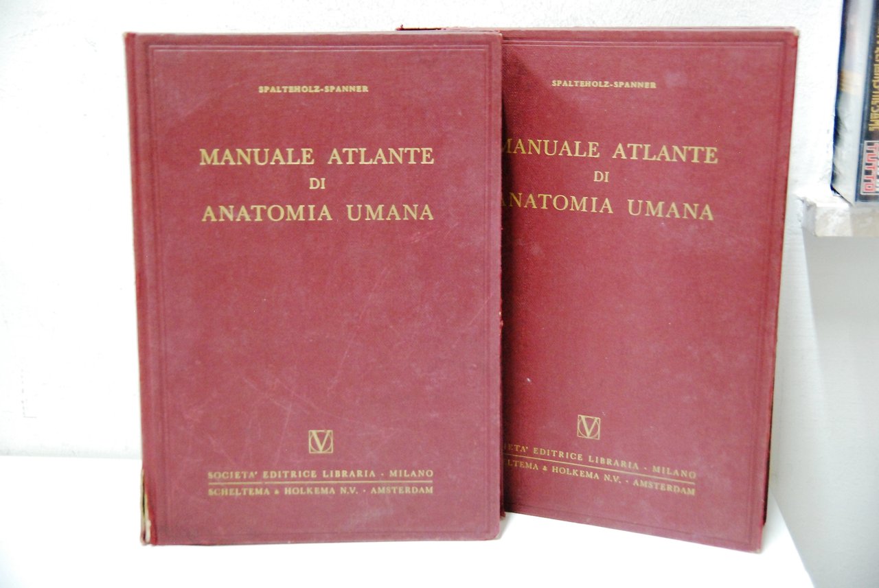 atlante di anatomia umana 2 voll. cpl. quinta ediz italiana