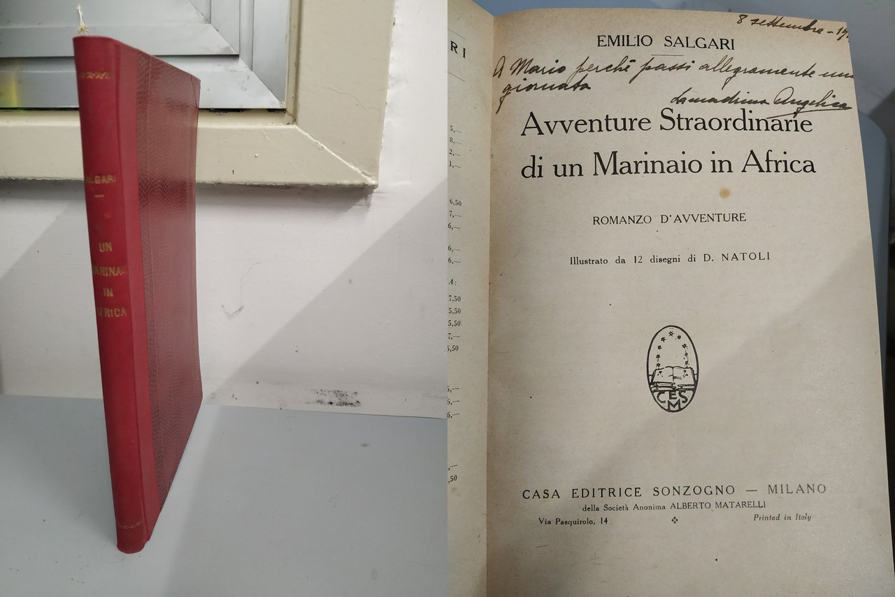 avventure straordinarie di un marinaio in africa disegni natoli sonzogno