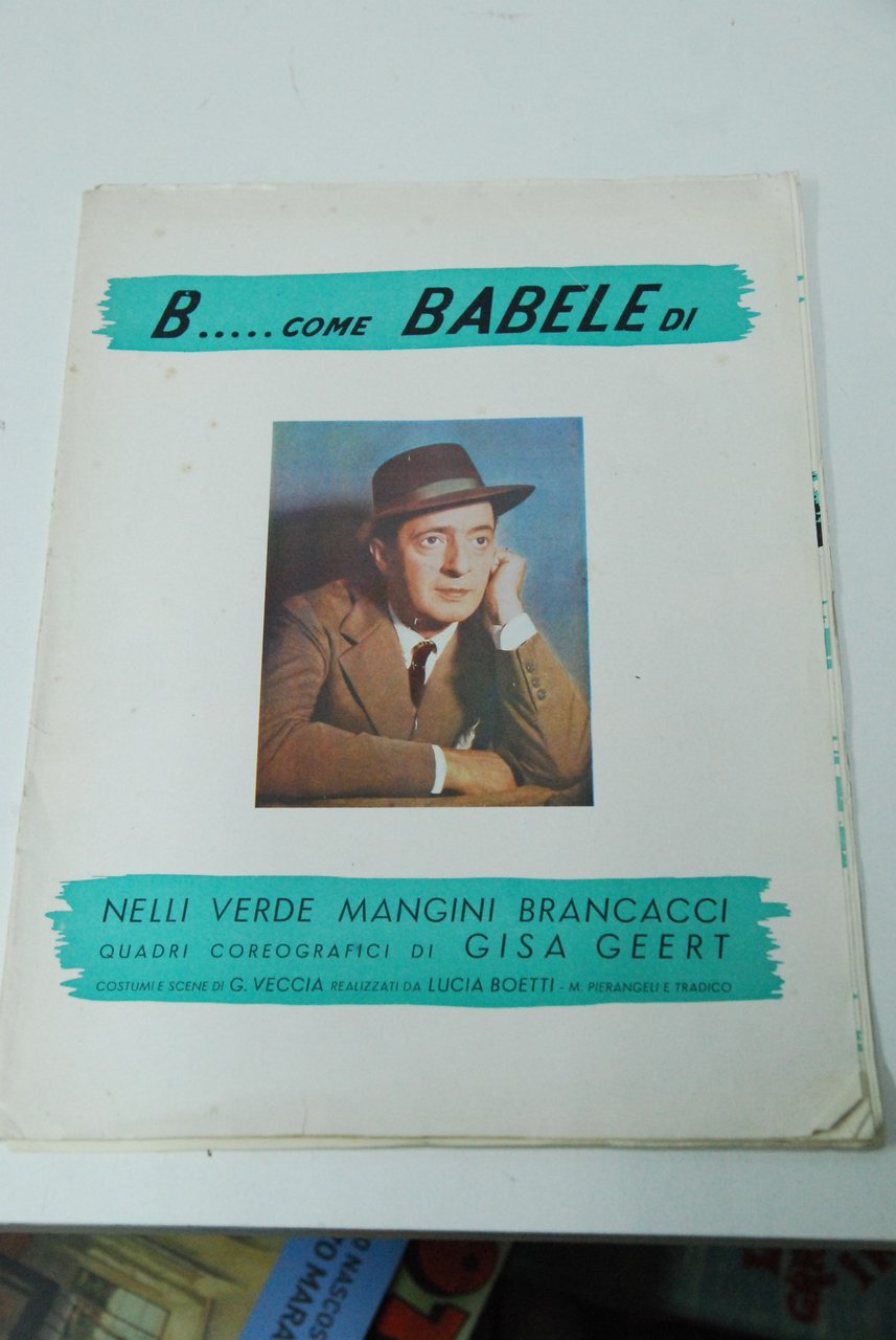 b come babele nelli verde mangini brancacci