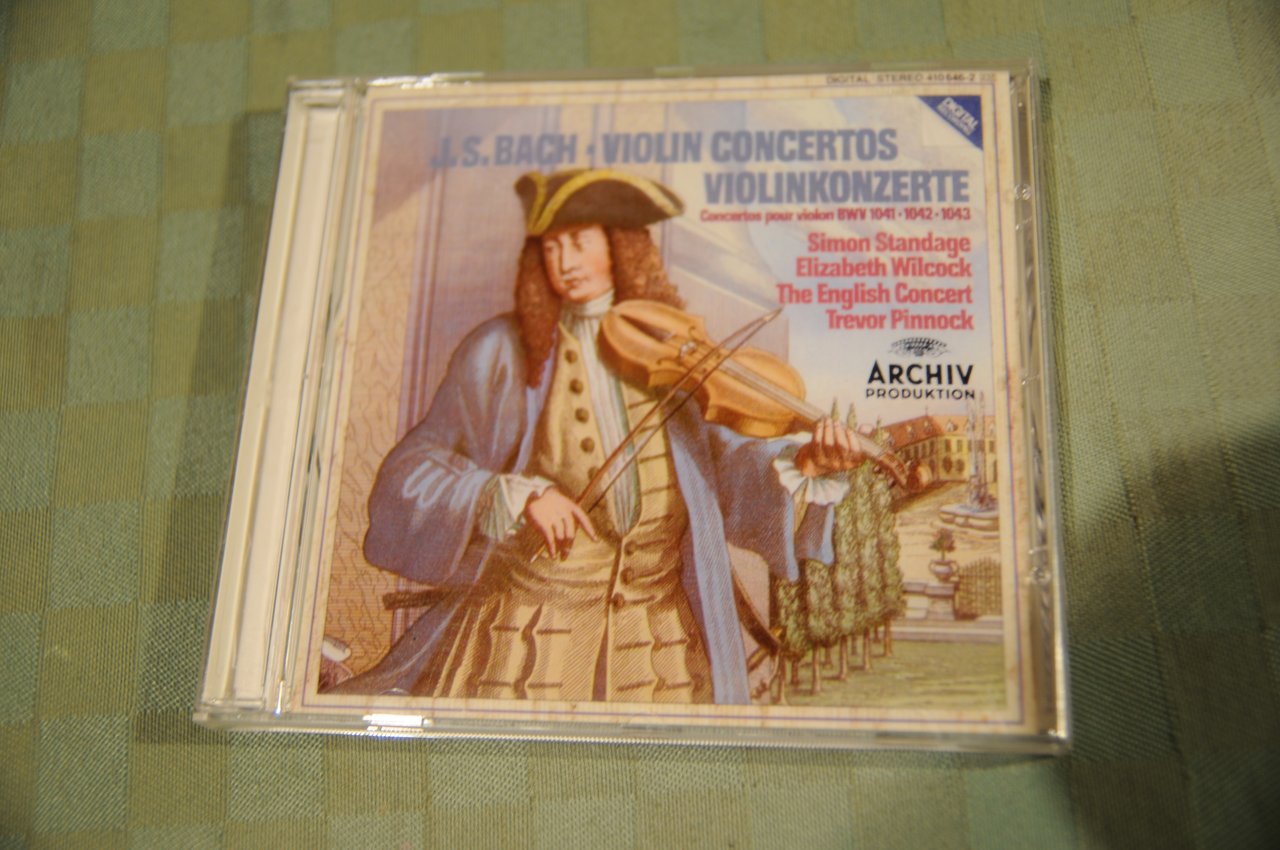 BACH VIOLIN CONCERTOS VIOLINKONZERTE CD NUOVO