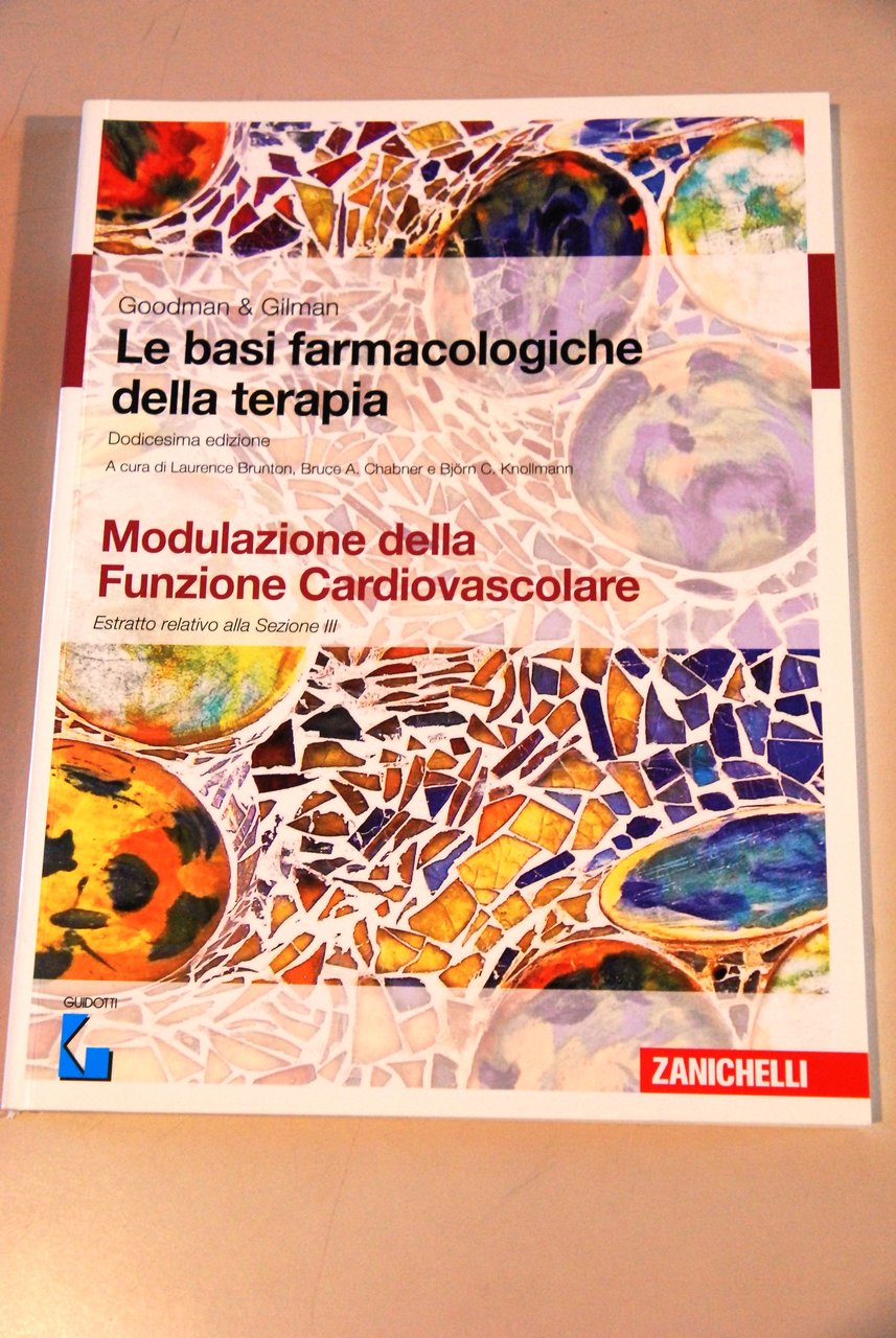 basi farmacologiche della terapia modulazione della funzione cardiovascolare