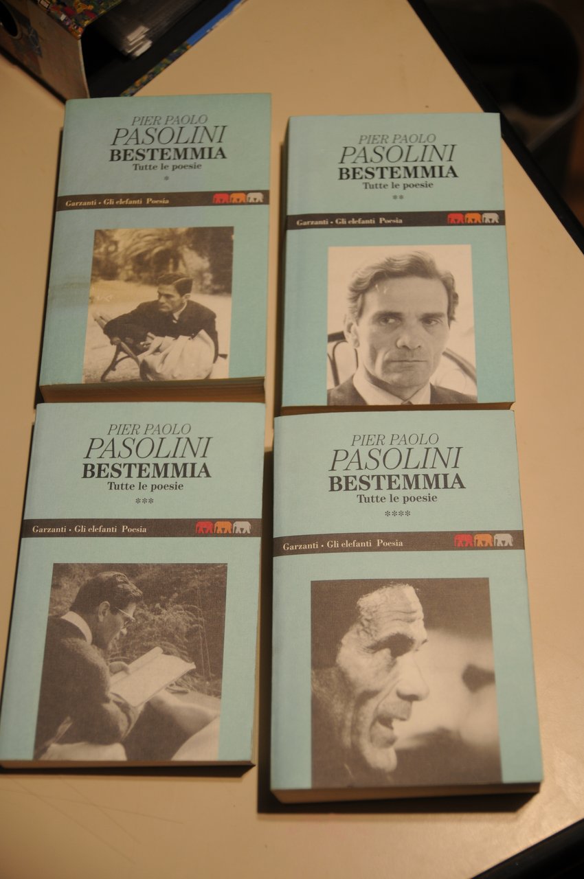 bestemmia tutte le poesie 4 vol. opera cpl. NUOVISSIMI