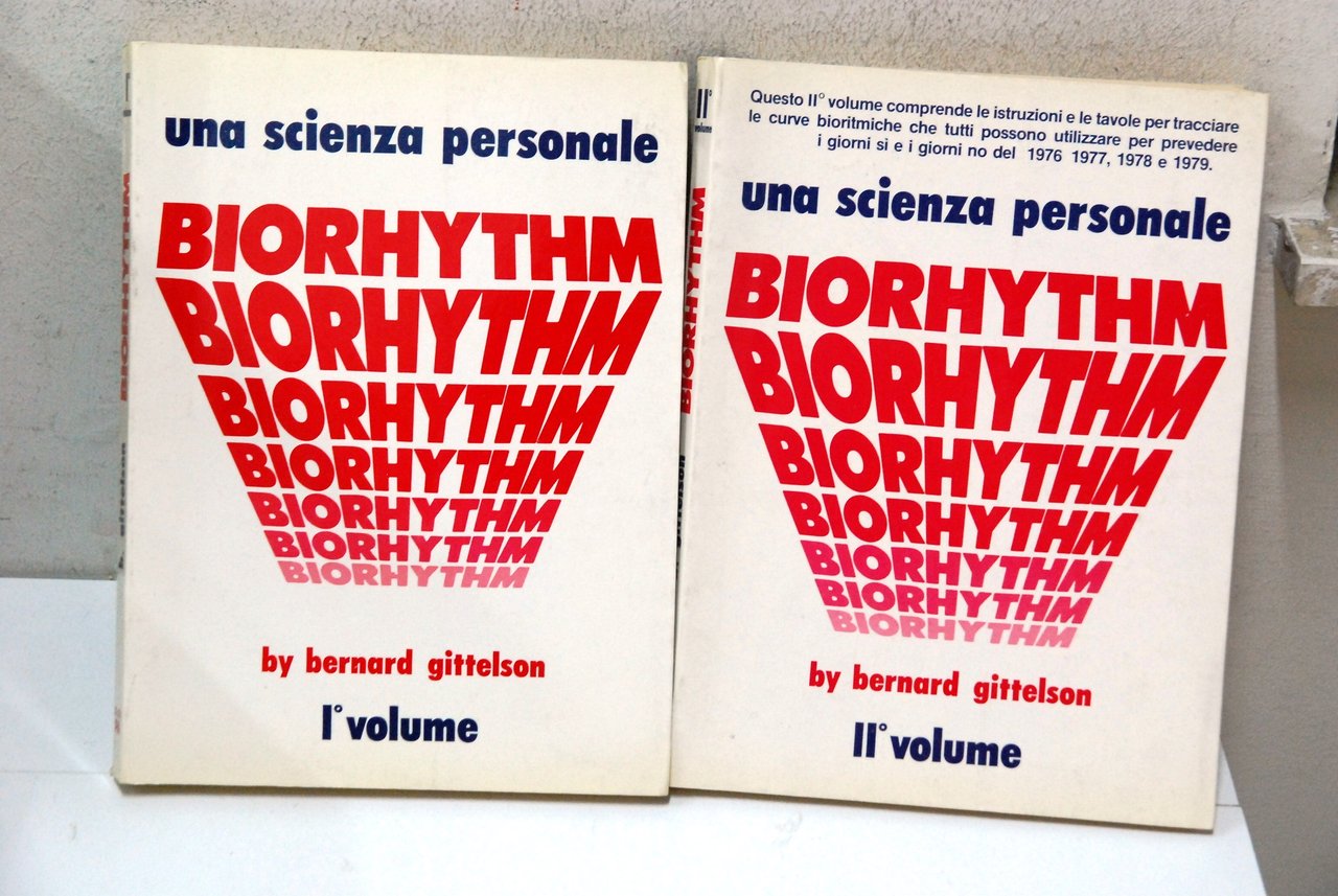 biorhythm una scienza personale 2 voll. opera cpl. NUOVI | Immagine principale