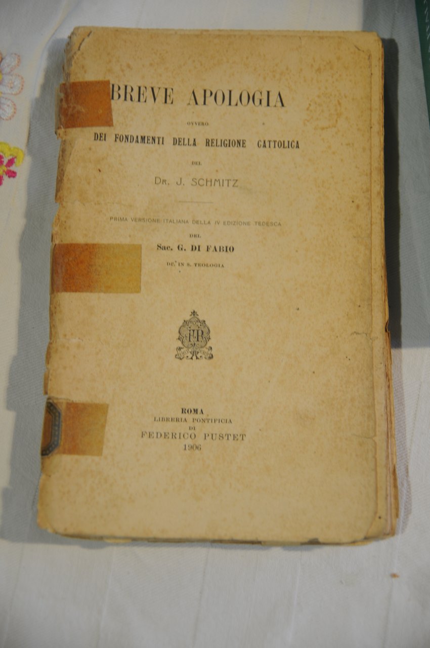 breve apologia ovvero dei fondamenti della religione cattolica (costa da … | Immagine principale