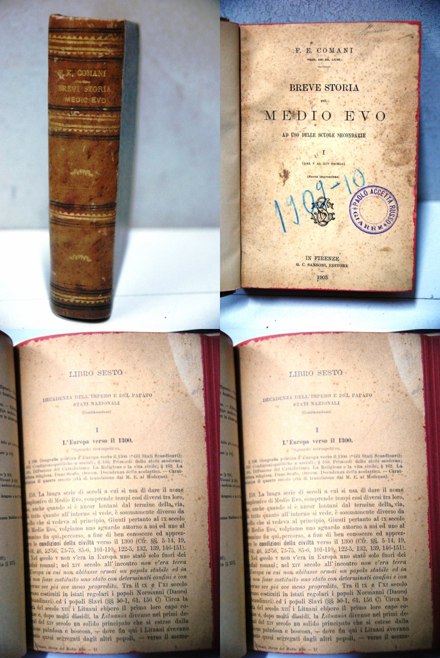 breve storia del medio evo vol. 1