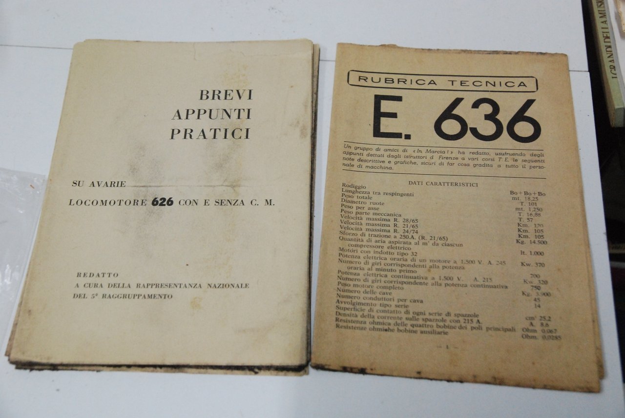 brevi appunti pratici su avarie locomotore 626 con e senza … | Immagine principale