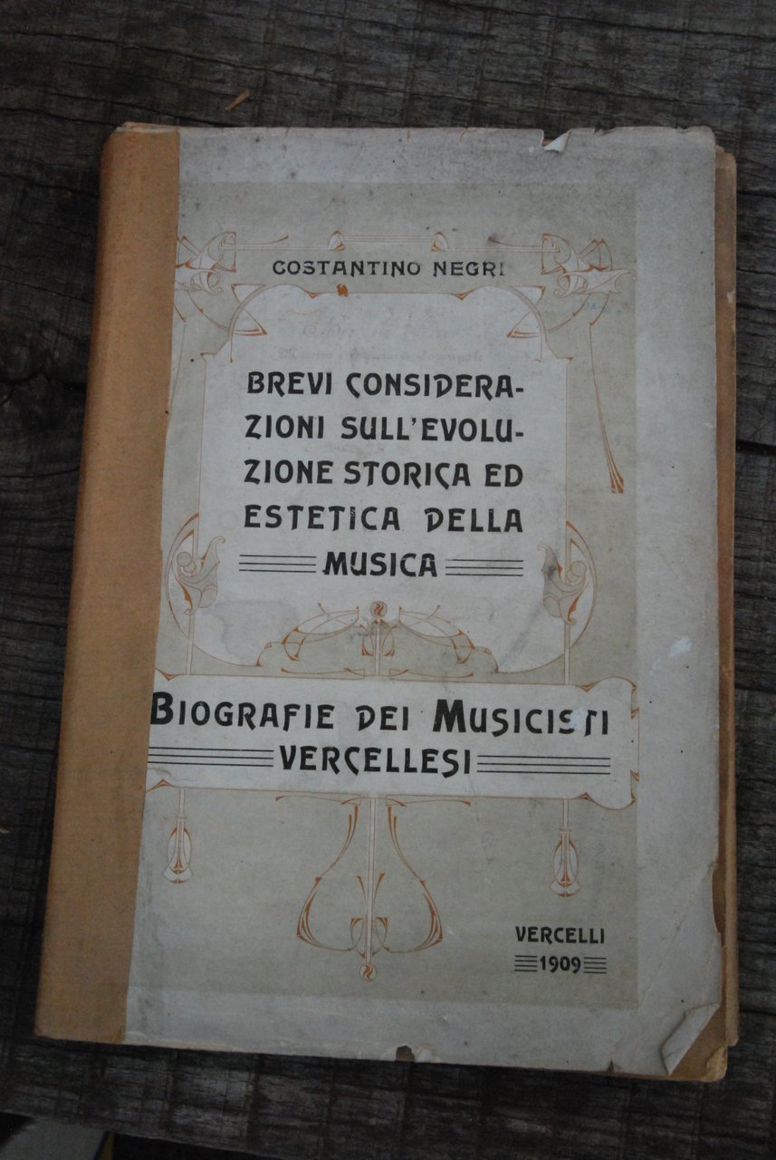 brevi considerazioni sull'evoluzione storica ed estetica della musica biografie dei …