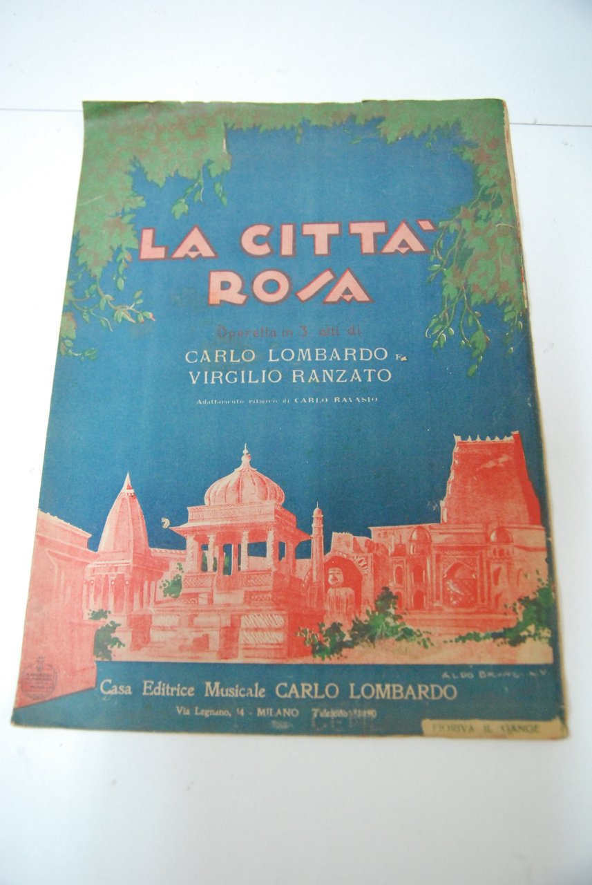 carlo lombardo virgilio ranzato operetta in tre atti | Immagine principale