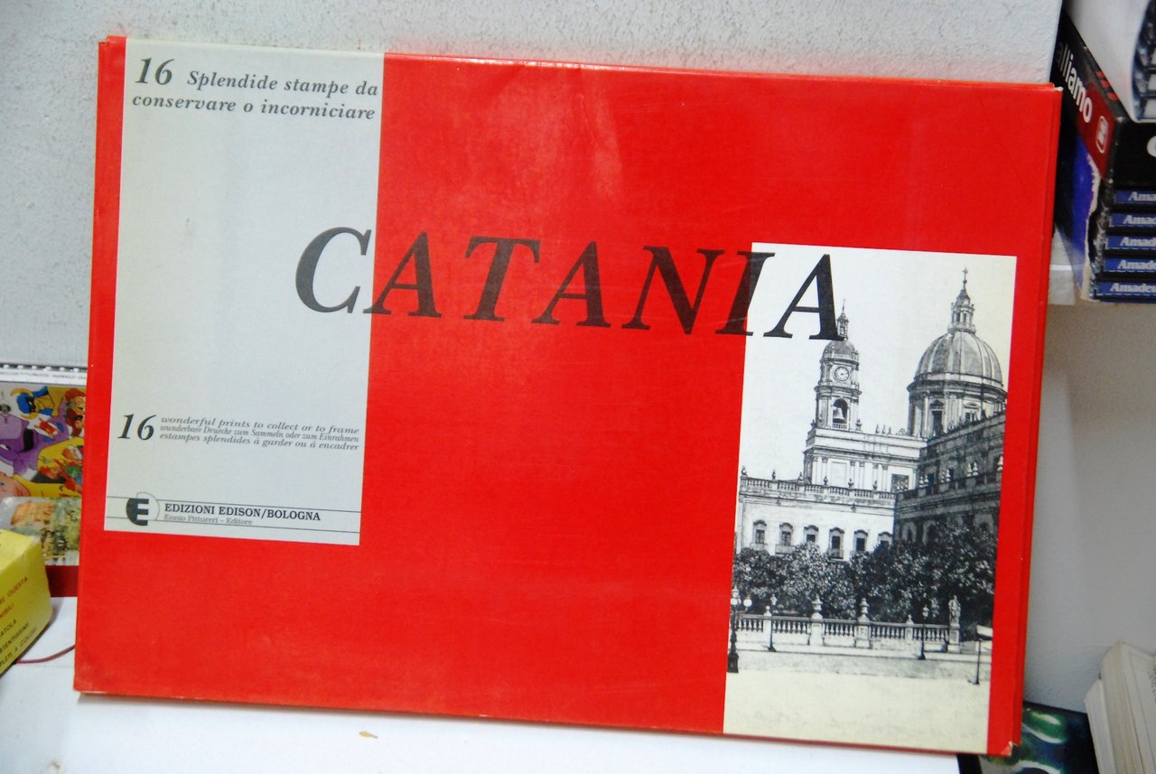 catania 16 splendide stampe da conservare o incorniciare NUOVO