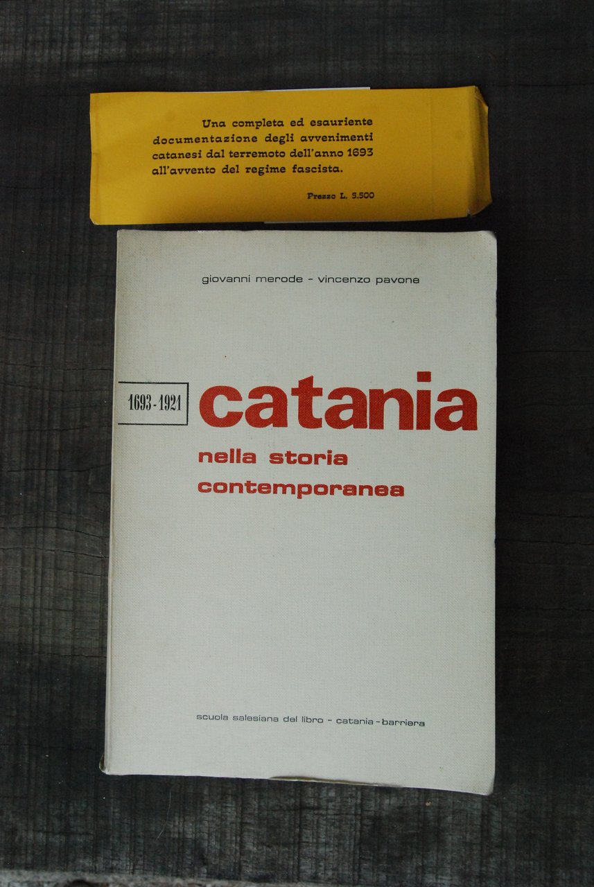 catania nella storia contemporanea 1693-1921