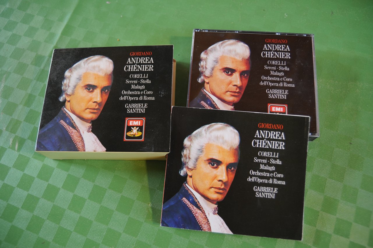CD andrea chenier corelli gabriele santini NUOVISSIMO