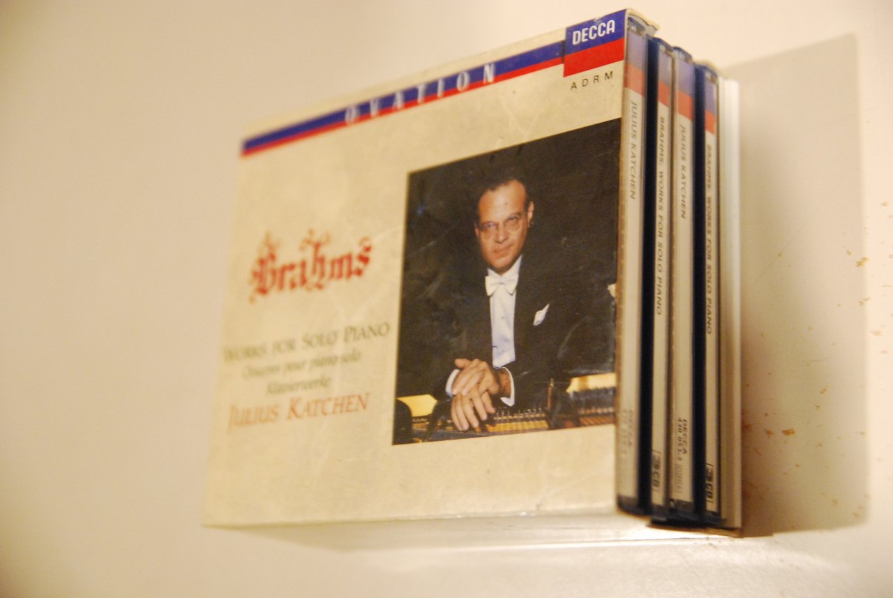 cd brahms works for solo piano ovation cofanetto NUOVO