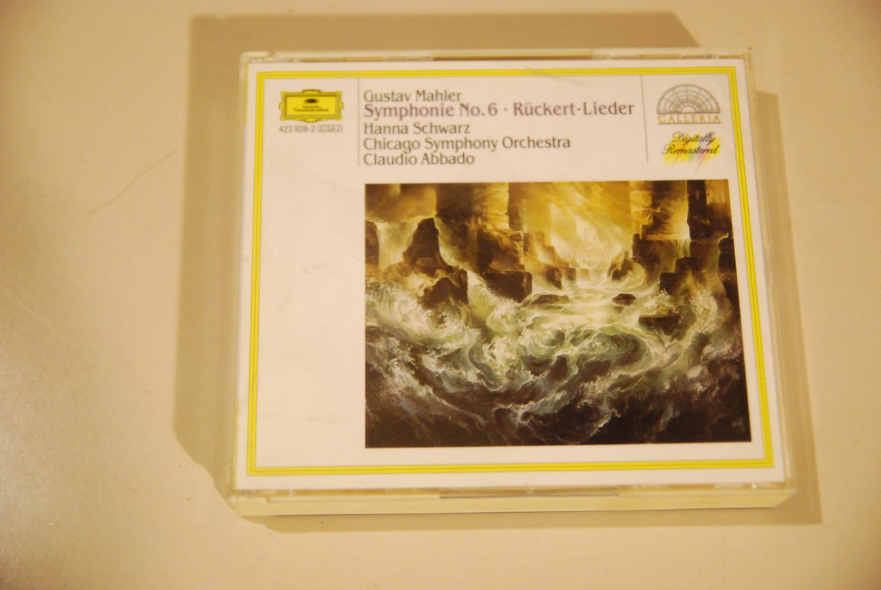 cd gustav mahler symphonie 6 ruckert lieder NUOVO